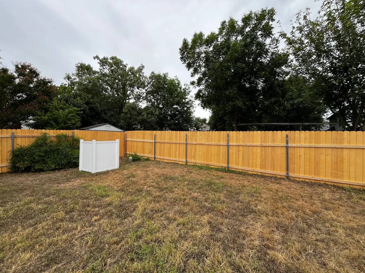 Cedar privacy fence installation Cedar Park TX by Fokins Custom Woodwork